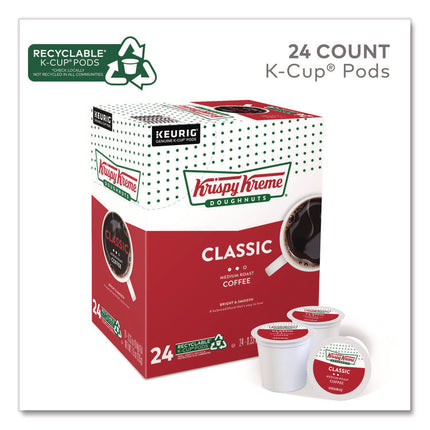 Classic Coffee K-Cups, Medium Roast, 24/box