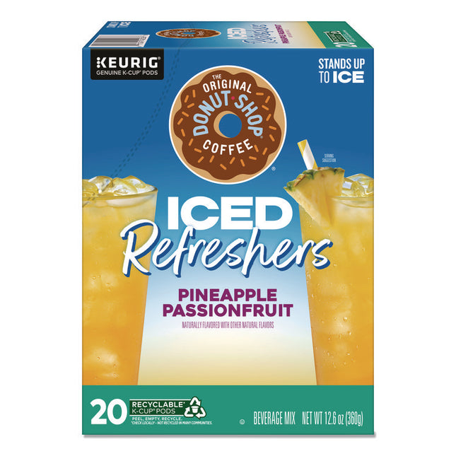 ICED Refreshers K-Cup Pods, Passion Fruit, 20/Box