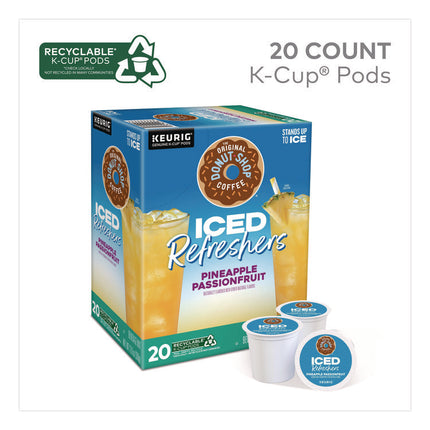 ICED Refreshers K-Cup Pods, Passion Fruit, 20/Box