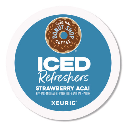 ICED Refreshers K-Cup Pods, Strawberry, 20/Box