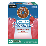 ICED Refreshers K-Cup Pods, Strawberry, 20/Box