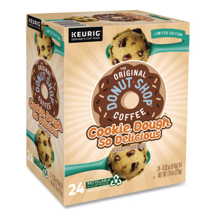 Cookie Dough So Delicious K-Cups, 0.3 oz K-Cup, 24/Box