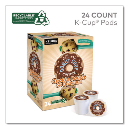 Cookie Dough So Delicious K-Cups, 0.3 oz K-Cup, 24/Box