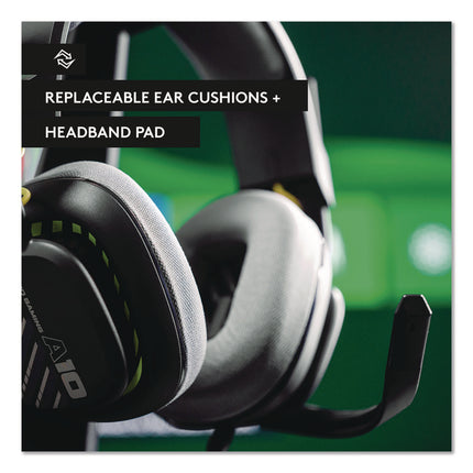 Astro A10 Over-the Ear Gaming Headset with Mic for Playstation, Black
