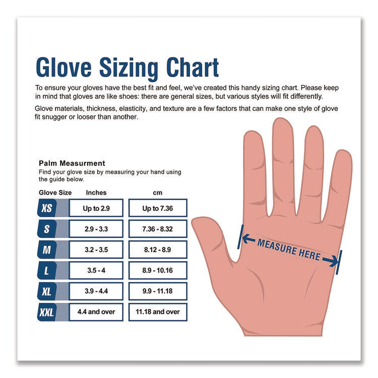 Nitrile Exam Gloves, Powder-Free, Small, Indigo, 100/Box