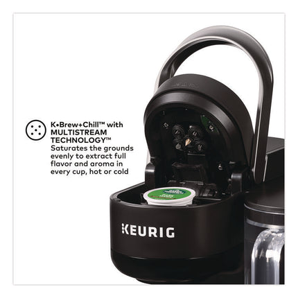 K-Brew + Chill Single Serve Coffee Maker, Black