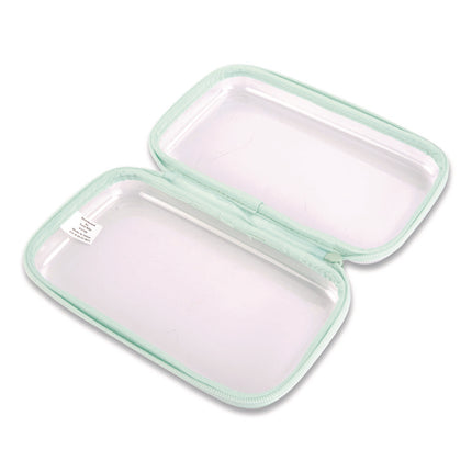 Pencil Pouch, 9.25 x 5.12 x 2.17, Clear/Randomly Assorted Color