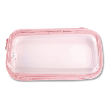 Pencil Pouch, 9.25 x 5.12 x 2.17, Clear/Randomly Assorted Color