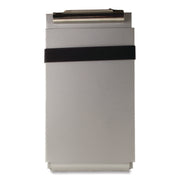 Recycled Aluminum Citation Holder Clipboard, 1/2" Clip Capacity, Holds 6 x 11 Sheets, Silver