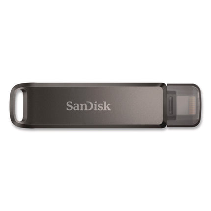 Dual Phone USB 3.2 Type-C/Lightning Flash Drive, 128 GB, Black