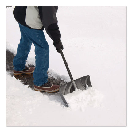 Combo Snow Shovel and Pusher, 20" Width, 51" Length