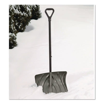 Combo Snow Shovel and Pusher, 20" Width, 51" Length