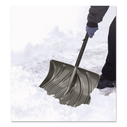 Combo Snow Shovel and Pusher, 20" Width, 51" Length