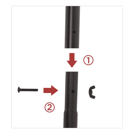 Combo Snow Shovel and Pusher, 20" Width, 51" Length