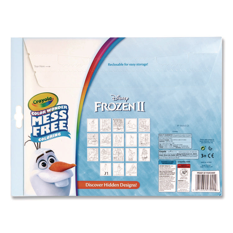 Disney Frozen 2 Color Wonder Kit, (18) Coloring Pages, (5) Frozen 2 Collection Markers