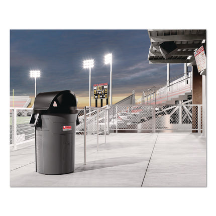 Dome Top Lid, 25" Diameter, Black,