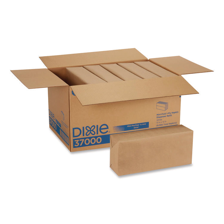 Napkins, Multilayer, 13 X 12, For Large Dispensers, White, 6000/carton