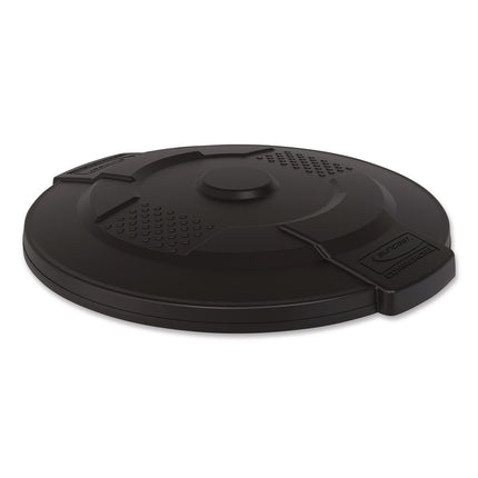 Utility Trash Can Lid for 20 gal Trash Can, 19.74" Diameter x 2.9", Black