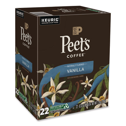 Vanilla K-Cups, 0.33 oz K-Cup, 22/Box