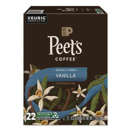 Vanilla K-Cups, 0.33 oz K-Cup, 22/Box