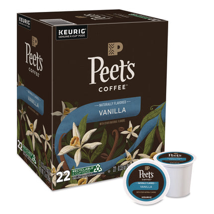 Vanilla K-Cups, 0.33 oz K-Cup, 22/Box