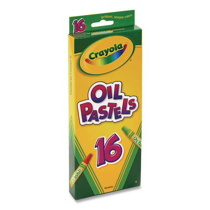 Oil Pastels,16 Assorted Colors, 16/pack