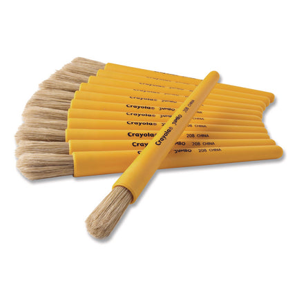 Art Brushes So Big, 7.63" Long, Natural Hair, 1.38" Round Brush