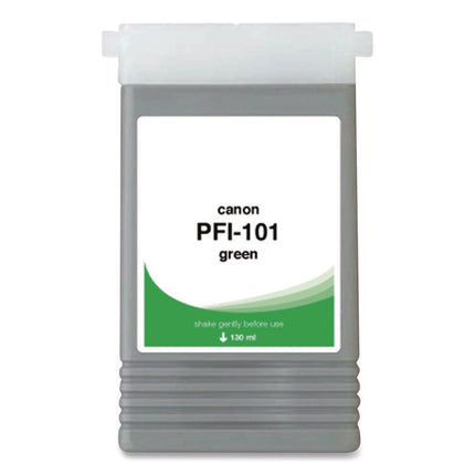 Compatible Green Ink, Replacement for PFI-101 (0890B001AA), 130 mL