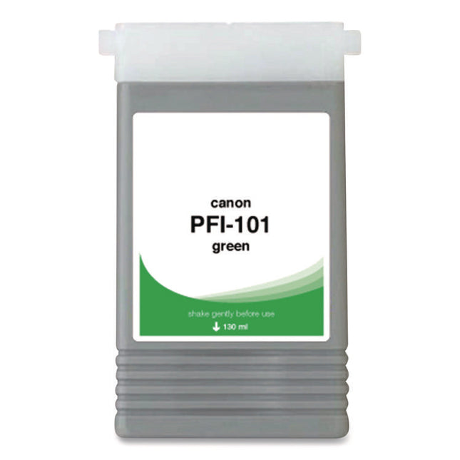 Compatible Green Ink, Replacement for PFI-101 (0890B001AA), 130 mL