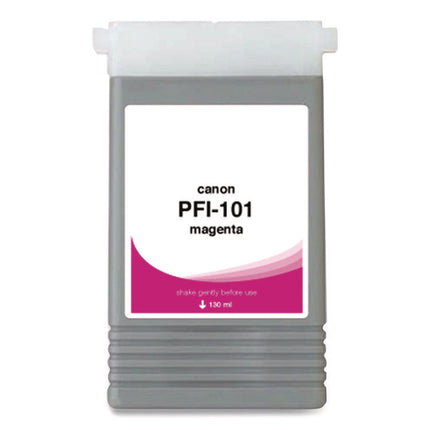 Compatible Magenta Ink, Replacement for PFI-101 (0885B001AA), 130 mL