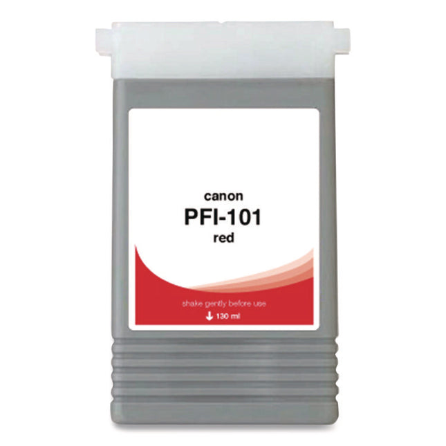 Compatible Red Ink, Replacement for PFI-101 (0889B001AA), 130 mL