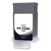 Compatible Photo Black Ink, Replacement for PFI-102 (0895B001AA), 130 mL