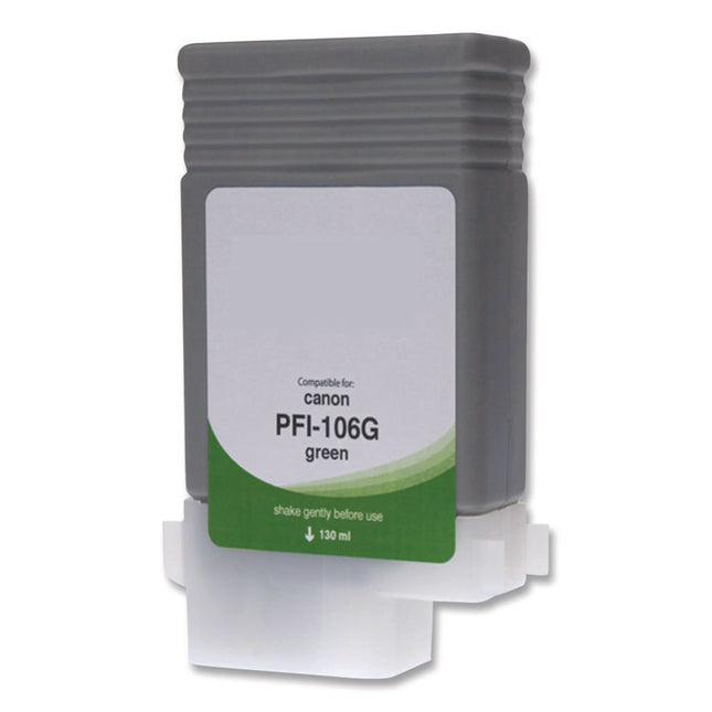 Compatible Green Ink, Replacement for PFI-106 (6628B001AA), 130 mL