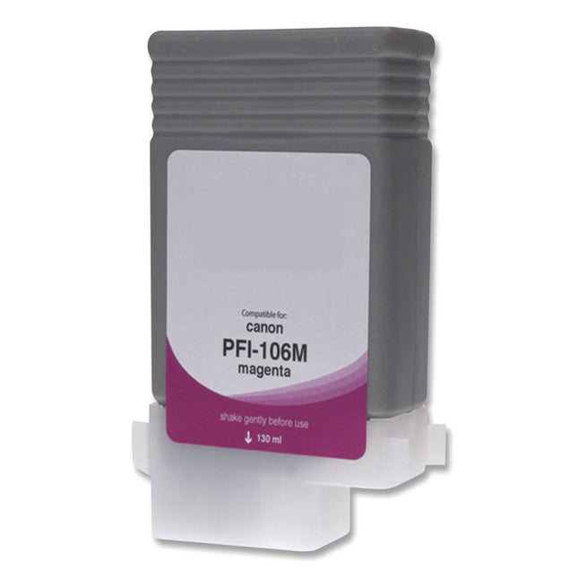 Compatible Magenta Ink, Replacement for PFI-106 (6623B001AA), 130 mL