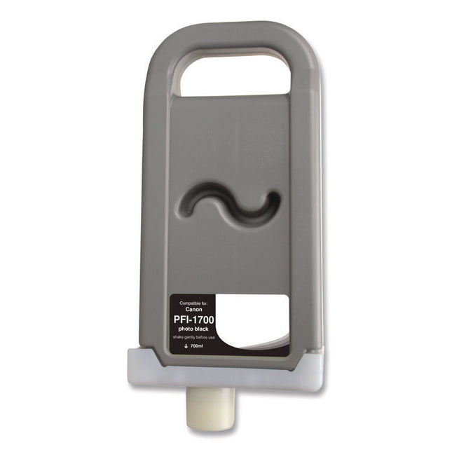 Compatible Photo Black Ink, Replacement for PFI-1700 (0775C001AA), 700 mL