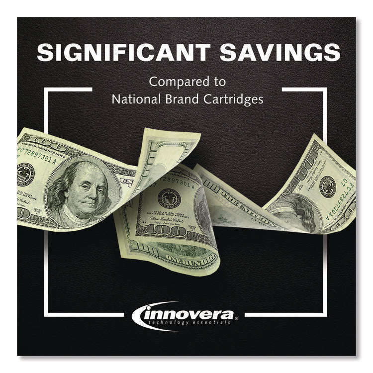 Remanufactured Black Ink, Replacement for 711 (CZ129A), 38 mL