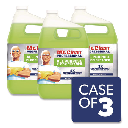 Finished Floor Cleaner, Lemon Scent, 1 Gal Bottle, 3/carton