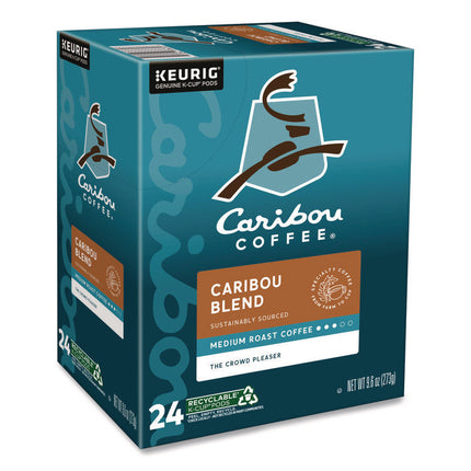 Caribou Blend Coffee K-Cups, 24/box