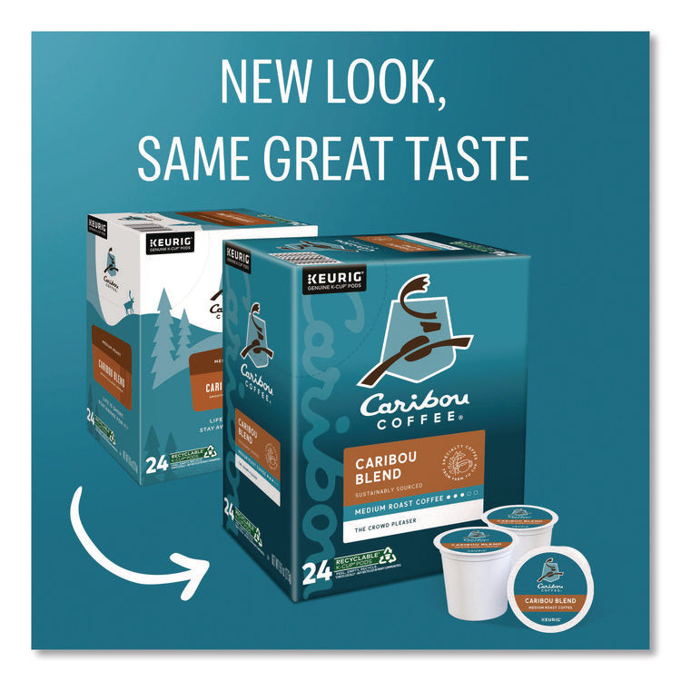Caribou Blend Coffee K-Cups, 24/box