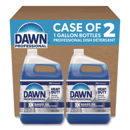 Heavy-Duty Manual Pot/Pan Dish Detergent, Original Scent, 1 gal Bottle, 2/Carton