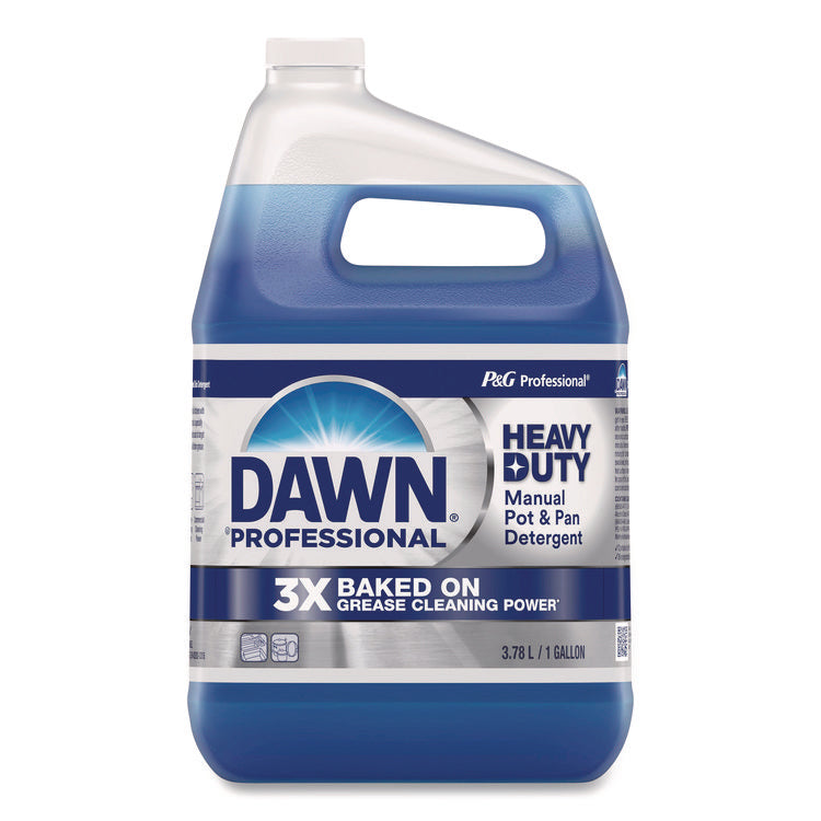 Heavy-Duty Manual Pot/Pan Dish Detergent, Original Scent, 1 gal Bottle, 4/Carton