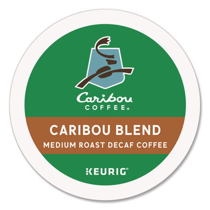 Caribou Blend Decaf Coffee K-Cups, 96/carton