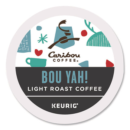 BOU YAH K-Cup Pods, Light Roast, 22/Box