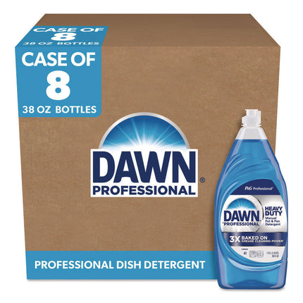 Heavy-Duty Manual Pot/Pan Dish Detergent, Original Scent, 38 oz Bottle, 8/Carton