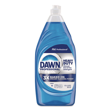 Heavy-Duty Manual Pot/Pan Dish Detergent, Original Scent, 38 oz Bottle, 8/Carton