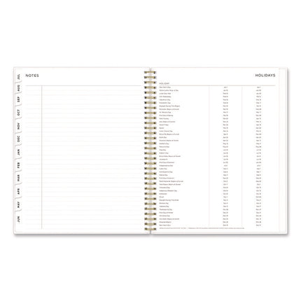 Ashley G Multicolor Smoke Academic Weekly/Monthly Planner, 11" x 8.5", Multicolor Cover, 12-Month (Jul-Jun): 2025 to 2026
