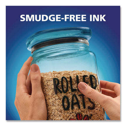 Wet Erase Markers, Fine Bullet Tip, Assorted Colors, 4/Pack