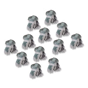 Bronze Series Leather/fabric Work Gloves, X-Large (size 10), Gray/green, 12 Pairs