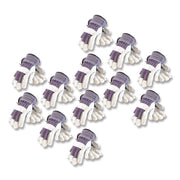 Shoulder Split Cowhide Leather Palm Gloves, B/c Grade, Large, Blue/gray, 12 Pairs