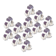 Shoulder Split Cowhide Leather Palm Gloves, B/c Grade, Medium, Blue/gray, 12 Pairs